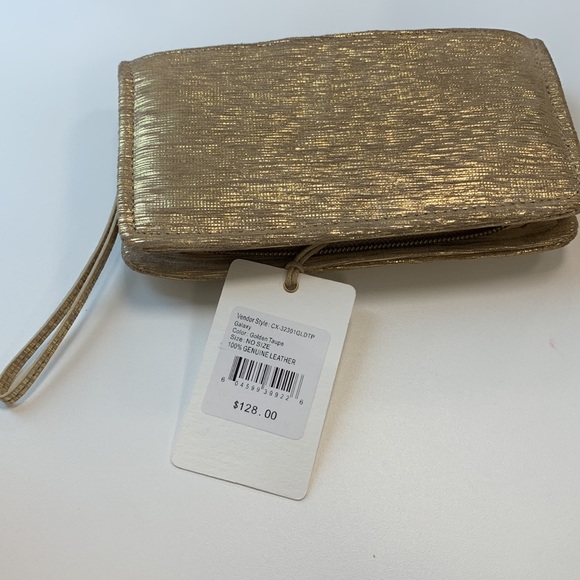 HOBO Galaxy Wristlet golden taupe Wallet NWT - Picture 10 of 10